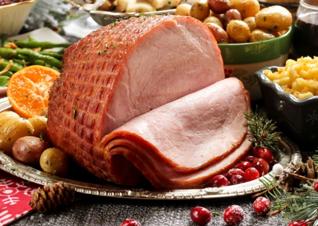 Golden Corral Holiday Glazed Ham Meal